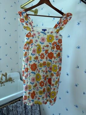 Maison Me Retro Flower Babydoll style Sundress